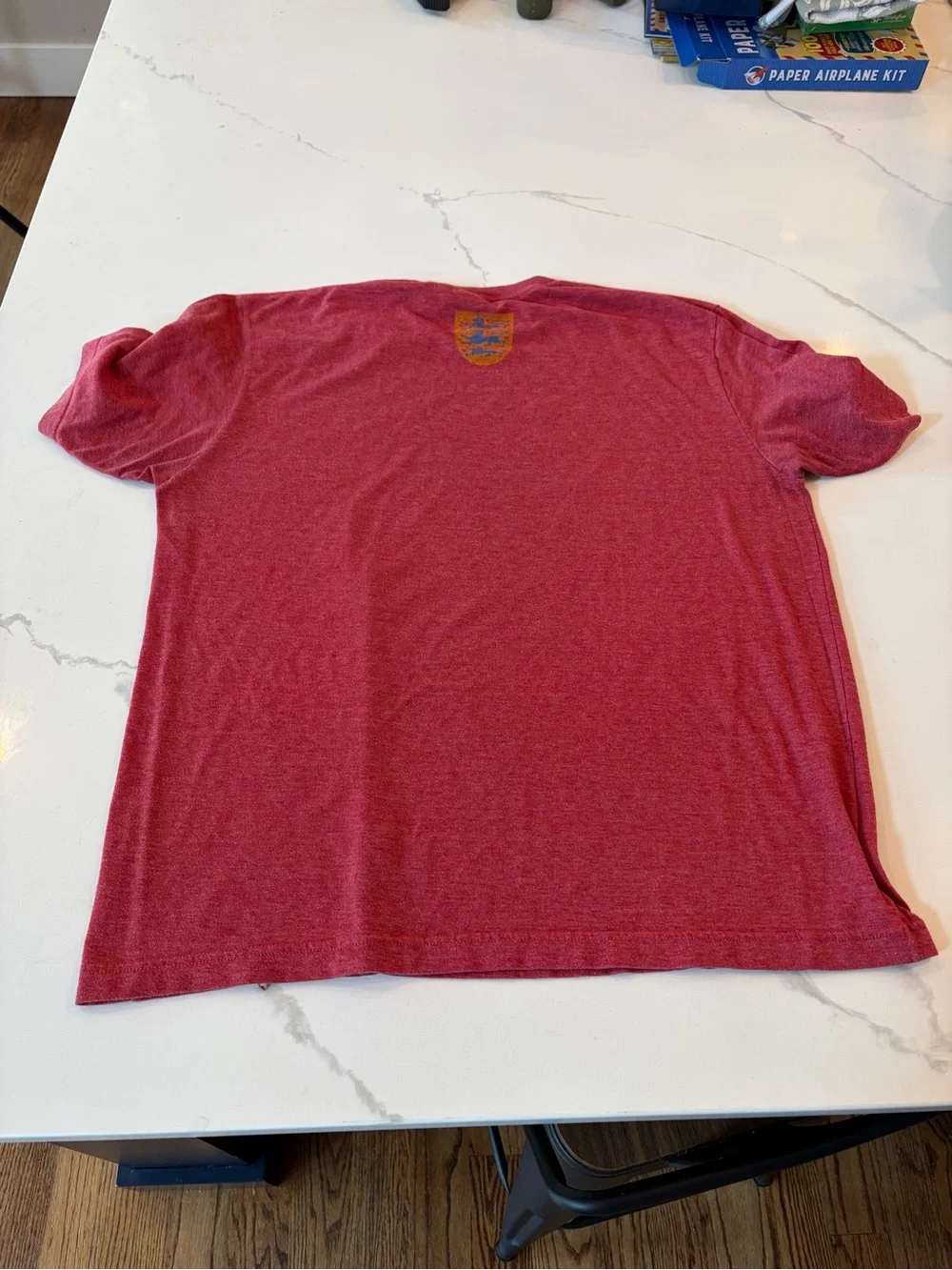 Men’s Size XL Short-Sleeve Graphic Tee - Denmark Flag